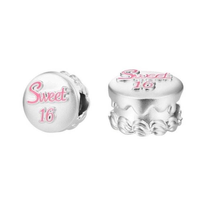 Privjesak Sweet 16, srebrna boja